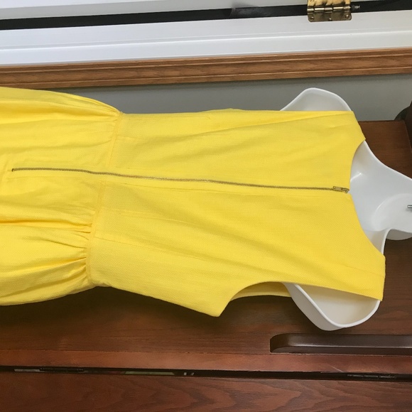 J. Crew yellow cotton summer dress, Sz 6 - Picture 3 of 8